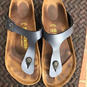 Birkenstock Gizeh  pewter size 40